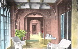 Vintage 3.5x5.5 Postcard Sun Parlors Afton Villa St. Francisville, LA - £2.31 GBP