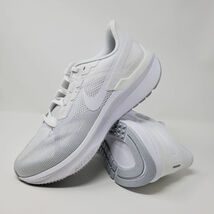 Nike Air Zoom Structure 25 Mens Size 10.5 White Pure Platinum DJ7883 105 - $112.26 CAD