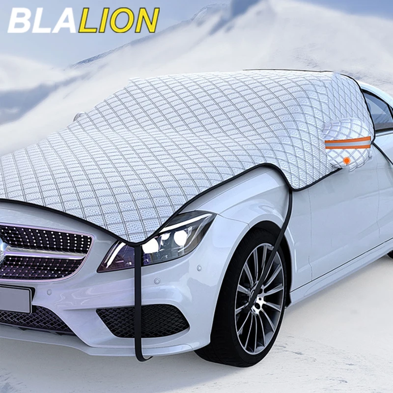 BLALION Car Front Windshield Mirror Reflective Bar Cover Auto Sunshade Snow Ice - £31.01 GBP