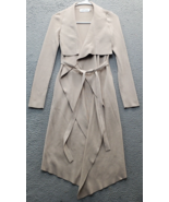 Petal &amp; Pup Longline Cardigan Womens Size 4 Brown Tie Waist Drape Open F... - $568.57 MXN