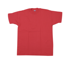 NOS Vintage 90s Disney Mens Size XL Blank Short Sleeve T-Shirt Red Cotton USA - £23.32 GBP
