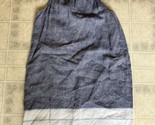 Artisan NY Blue Sleeveless Striped Round Neck 100% Linen Shift Dress Siz... - £21.40 GBP