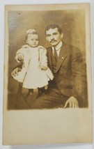 MN Minneapolis Handsome Father Cute Little Daughter 1910 to Chicago Postcard R4 - £7.93 GBP