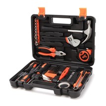 Tool Kit 38-Piece, General Household Basic Hand Tool Sets With Easy Carrying Sto - £41.11 GBP