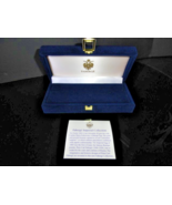 Faberge Blue Velvet Charm Case Empty -Measures 8" x 3.5" x 2" - €122,36 EUR