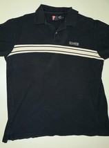 Chaps Ralph Lauren Polo Shirt Men&#39;s Size L Black Short Sleeve Cotton Regular Fit - £10.04 GBP