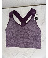VS Pink ultimate lightly lined  sport bra NEW size small marbled plum - $21.49