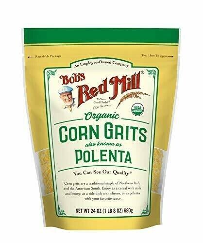 Bob's Red Mill Flours & Meals Organic Corn Grits Polenta 24 oz. bag - £12.25 GBP