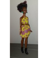 Mattel Barbie AA Fashionistas #20 Fancy Flowers Natural Curly Hair 2015 ... - £11.92 GBP