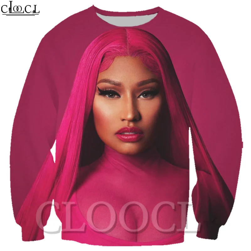 CLOOCL Newest  Hip Hop Nicki Minaj 3D Print Rapper Singer Men/Women Autumn Stree - £135.27 GBP