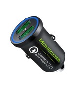 Mongoora Car Charger Adapter - Metal, Portable, 3.0 Car Chargers with Du... - €11,32 EUR