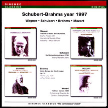 Schubert-Brahms Year 1997 Wagner, Mozart CD Various - Dinemec DCCD-014 - £9.90 GBP