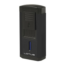 Lotus Lighter - Duke L60 Triple Flame With Cutter Black Matte - L6000 - $62.99