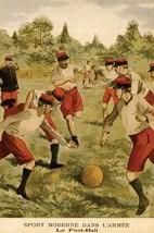 Le Foot-Ball - Sport Moderne dans L&#39;armee - Art Print - £17.53 GBP+