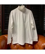 Callaway Golf White Turtleneck Made In Macau Mens M Medium Embroidered L... - $29.69