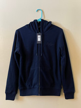 Tommy Hilfiger Full Zip Hoodie Sherpa Fleece Lined Faux Fur Women Navy Blue - S - £37.22 GBP
