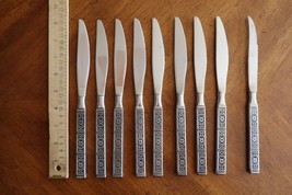 Lot 9x Oneida Community Stainless ISABELLA 8 Dinner 1 Steak Knife Betty Crocker - £12.70 GBP