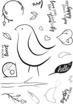 Creative Expressions Clear Stamp Set, Bonnita Moaby You&#39;re Tweet - £10.37 GBP
