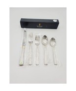 Waterford Carleton Flatware 18/10 Stainless Place Setting Gold Accent 5 Pcs - $1,670.59 MXN