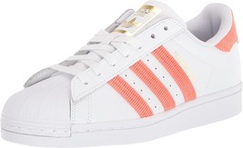 adidas Originals Mens Superstar Sneakers Size 10 Color Orange/White/Gold - £67.94 GBP