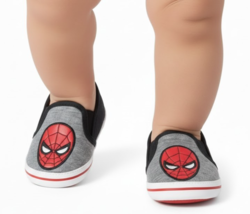 Marvel Spider-Man Man Made Soft Sole Baby Boy Crib Shoes (Size: 6-9 mont... - $12.99