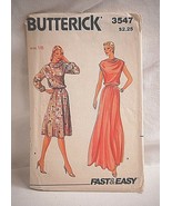 Butterick 3547 Sewing Pattern Size 18 Misses Dress Fast &amp; Easy - £7.80 GBP