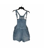 Universal Thread Women&#39;s Romper Shorttall Overall Denim Cotton Blue Size 8 - $14.50