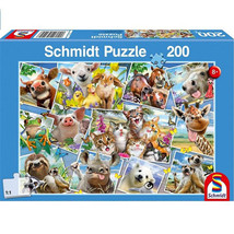 Schmidt Jigsaw Puzzle 200pcs - Animal Selfies - £22.79 GBP