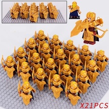 The Lord of the Rings Galadhrim Elf Archers The Elves Army 21pcs Minifigures Toy - £23.76 GBP