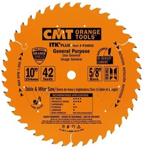 CMT P10042 ITK Plus General Purpose 10-inch 42-Teeth 5/8-Bore Circular S... - £68.40 GBP