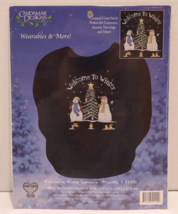 Candamar Counted Cross Stitch Kit Welcome to Winter Christmas Wearables ... - £9.41 GBP