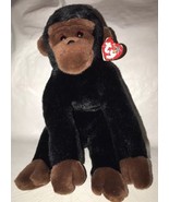 Retired TY CONGO the GORILLA BEANIE BUDDY - With TAGS Plush Stuffed Ape - £15.97 GBP