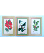 Lot of 22 Current Botanical Christmas Cards Vintage 1989 Holly Poinsetti... - £17.15 GBP