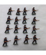 Lot Of (20) Partially Painted Civil War 1/72 Scale Miniatures - $549.54 MXN