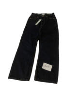 RIVER ISLAND Straight Leg Relaxed Jeans in Dark Blue UK 10S L30 (ph26) - £36.73 GBP