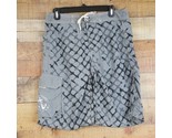 Life Is Good Board Shorts Mens Size 32 Gray Geometrical TX16 - $14.35