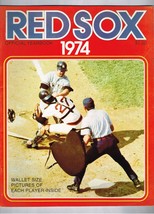 1974 MLB Boston Red Sox Yearbook Baseball Fisk Evans Cepeda Marichal Yaz Tiant - £50.84 GBP