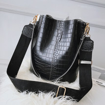 Pattern Women&#39;s Handbag New Women&#39;s Solid PU leather Shoulder Bags Female Large  - £44.61 GBP