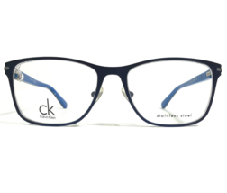 Calvin Klein ck5399 412 Eyeglasses Frames Black Blue Square Full Rim 52-17-135 - $55.92