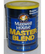 Vintage Empty Maxwell Coffee House 11.5 Ounce Master Blend with Lid Prop... - €9,45 EUR