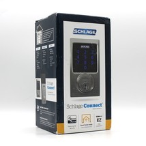 Schlage Connect Smart Deadbolt zwave PLUS Satin Nickel, Century Style, Sealed - £109.90 GBP