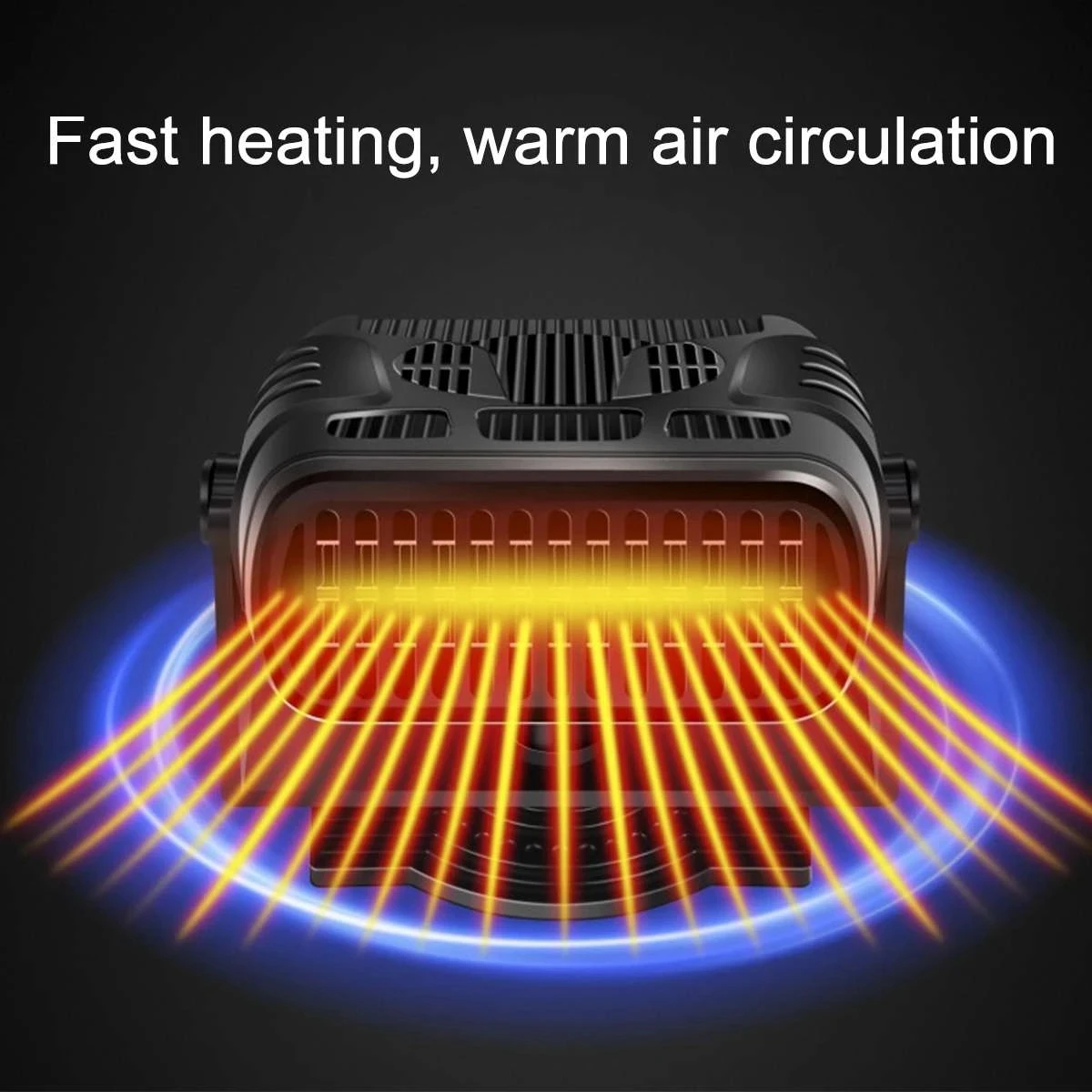 12V/24V Portable Car Heater Electric Cooling Heating Fan 4 IN 1 Electric... - £18.90 GBP+