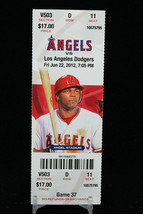 Los Angeles Angels vs Los Angeles Dodgers Game 37 MLB Ticket w Stub 06/2... - $11.47