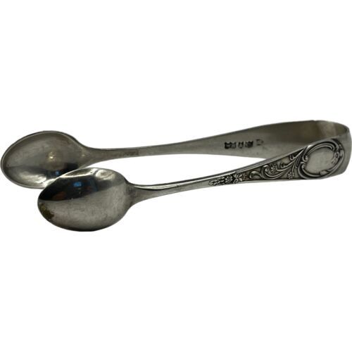 Vintage Sugar Tongs Silver British Plate W.B.&amp; Co. Tongs Serving Appetiz... - $21.06