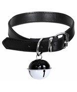 Women Sexy Punk Gothic PU Leather Choker Bell Collar Necklace Neck Ring ... - £5.98 GBP
