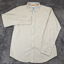 Columbia Men&#39;s Button Up Camp Shirt Multi-Color Plaid Pocket Long Sleeve... - £10.25 GBP