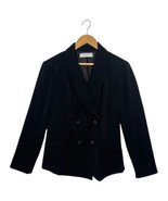 MM Lafleur Blazer Womens 16 +1 Black Double Breasted Workwear Career Boy... - $203.09 CAD