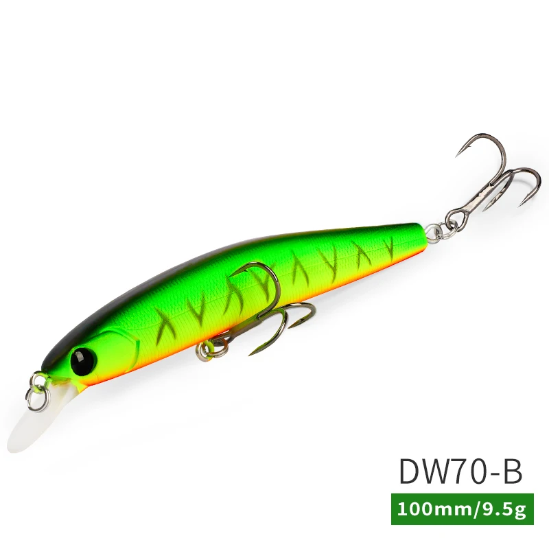 TSURINOYA Hot Sale 100SP Suspending Minnow Fishing Lure 100mm 9.5g DW70 Professi - £26.06 GBP