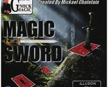 Magic Sword Card (Blue ) by Mickael Chatelain - Trick - £22.49 GBP