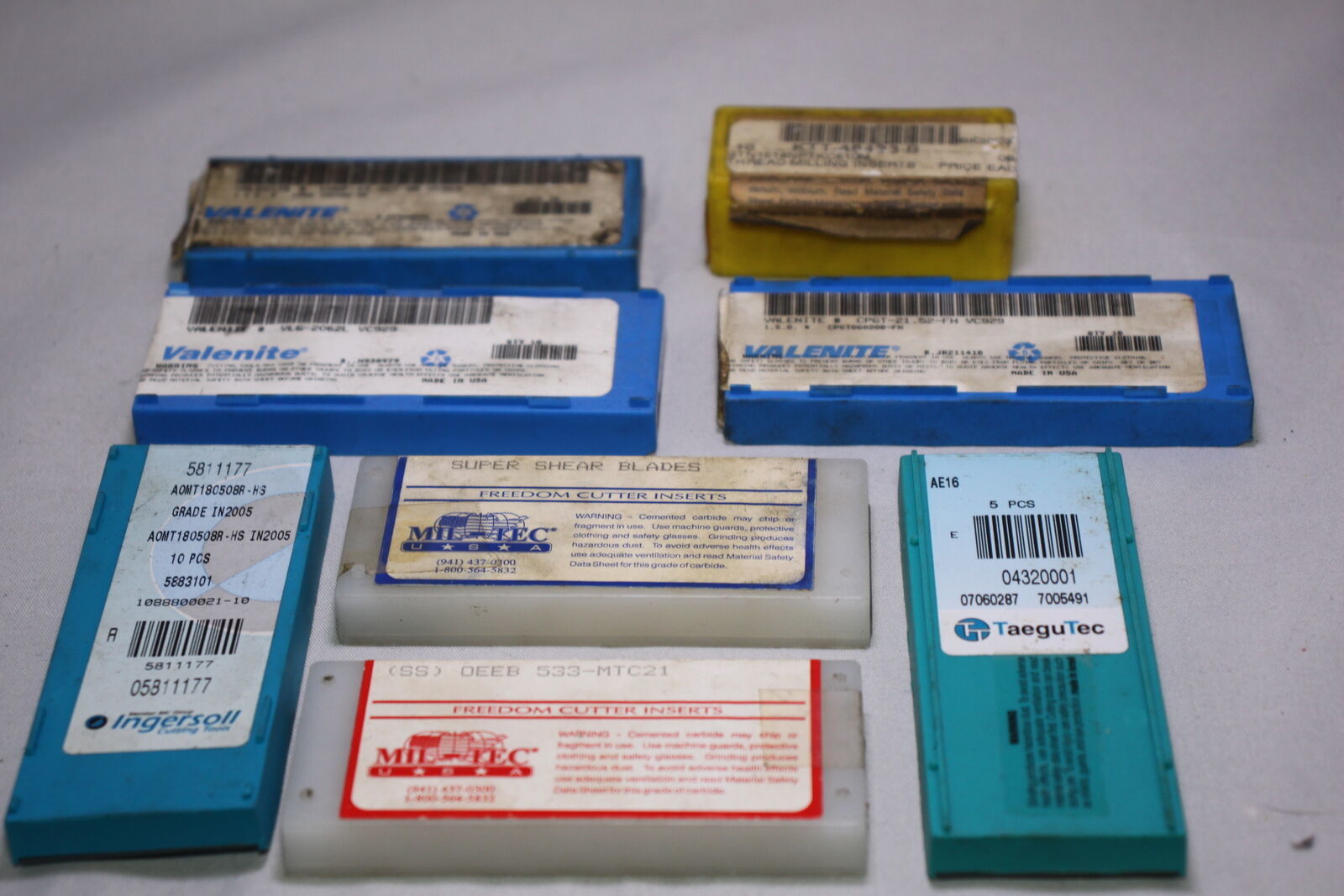 Assorted Carbide Inserts of Partially Filled Boxes | Kit # 011 - $195.00